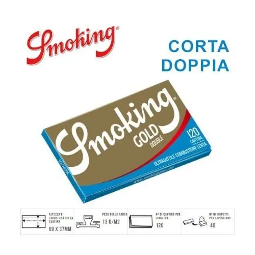 Smoking Gold Cartina Double Ultrasottile
