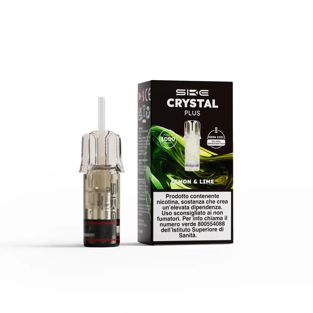 crystal plus Lemon & Lime 20mg
