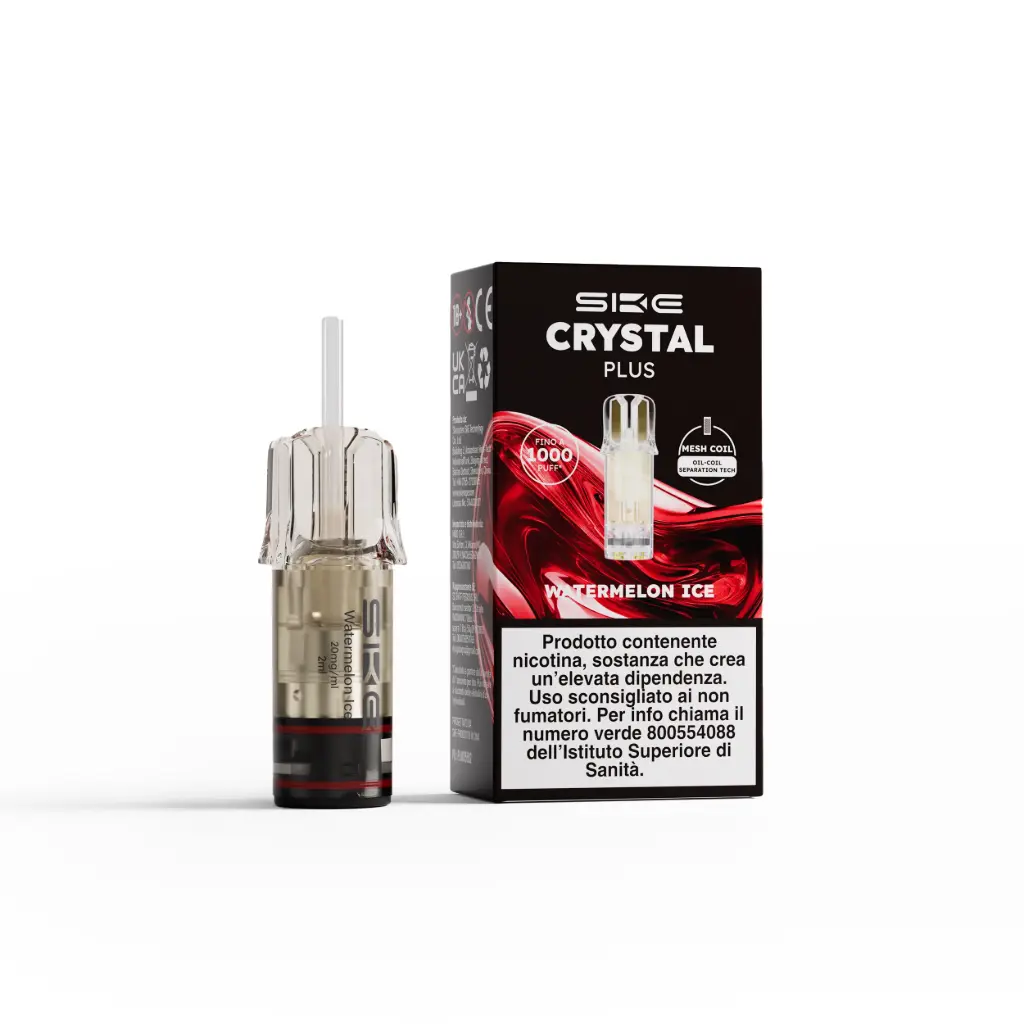 SKE Crystal Plus Pod ( Anguria Ice ) 2ml, Nicotina 20mg/ml