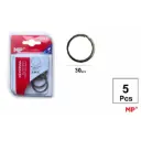 MP ANELLI PIATTI PER PORTACHIAVI 30MM 5PZ CROMATI