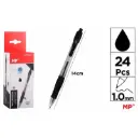 MP PENNE SFERA A SCATTO 1.0MM NERO