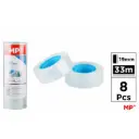 MP NASTRO ADESIVO CRISTAL 19MMX33M 8PZ