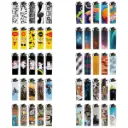 Atomic Flint Lighter Flower wheel Softflame Disposable 10 Designs Mixed 2025